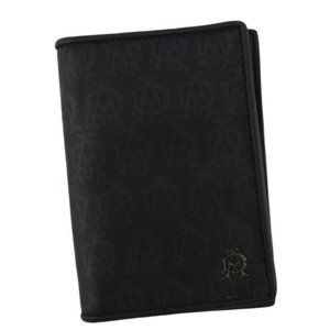 dunhill Card Case Windsor PVC �~ leather Authentic